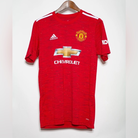 adidas Shirts Adidas Manchester United Red Jersey 2222 Mata Home